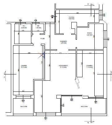Foto 46 - Quadrilocale Sanremo - planimetria 1