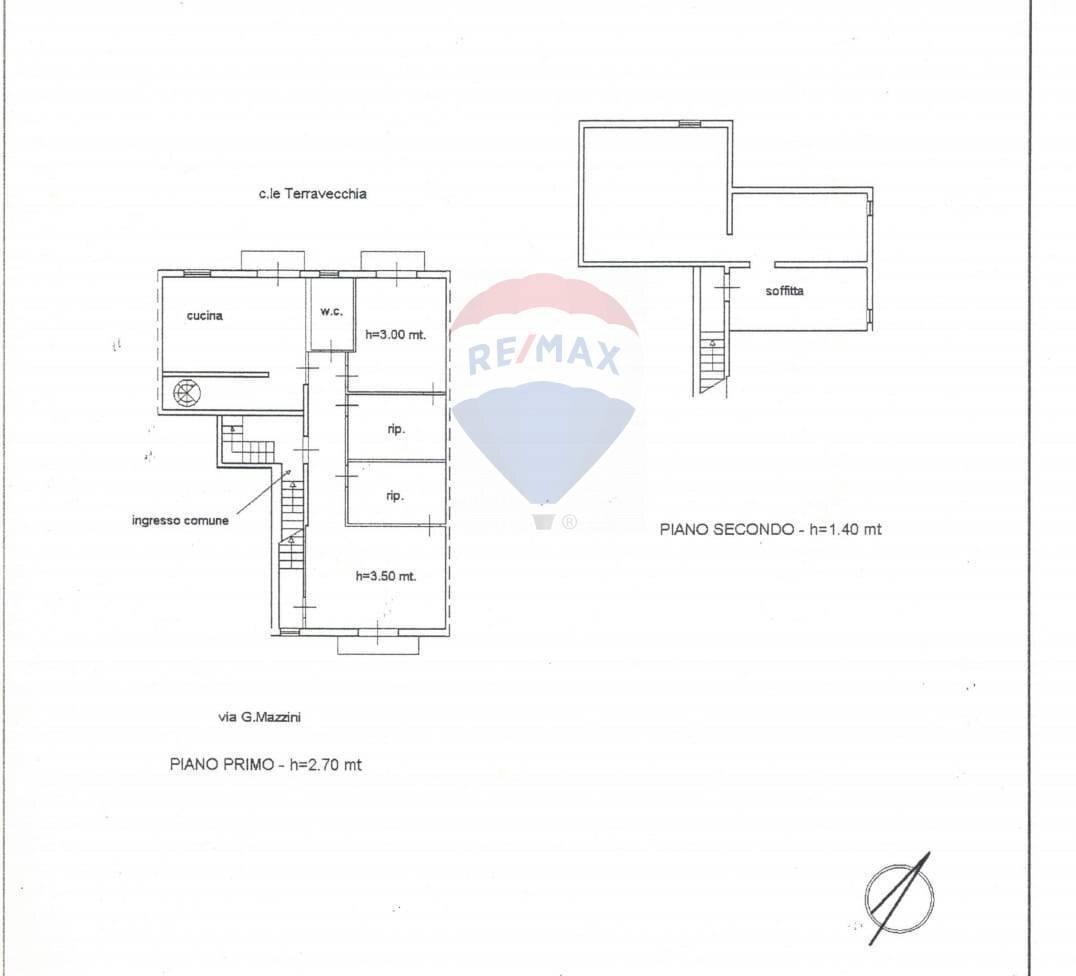 planimetria appartamento primo piano, via mazzini - Apartment via Giuseppe Mazzini
 
27, Carini - floor plans 1