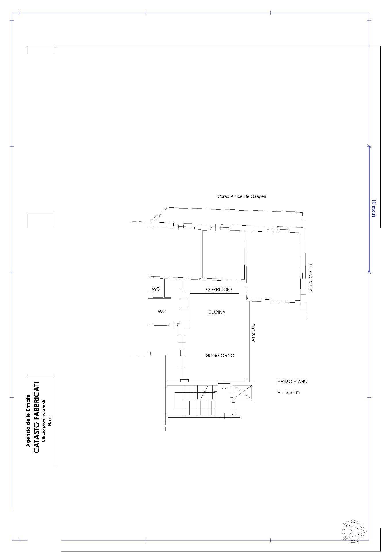 Foto 25 - Four-room apartment Via Andrea Gabrieli
 
7, Bari - floor plans 1