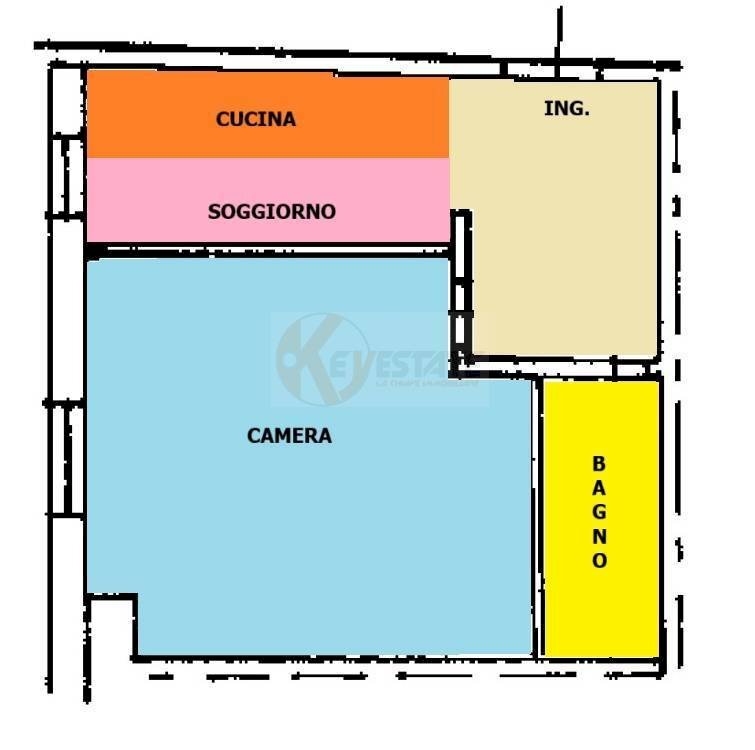 Foto 17 - Bilocale Vicolo Delle Campane
 
2a, Sassari - planimetria 1