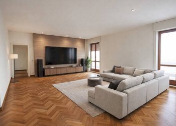 Soggiorno - Attic via A. Maj, Bergamo - photo 9