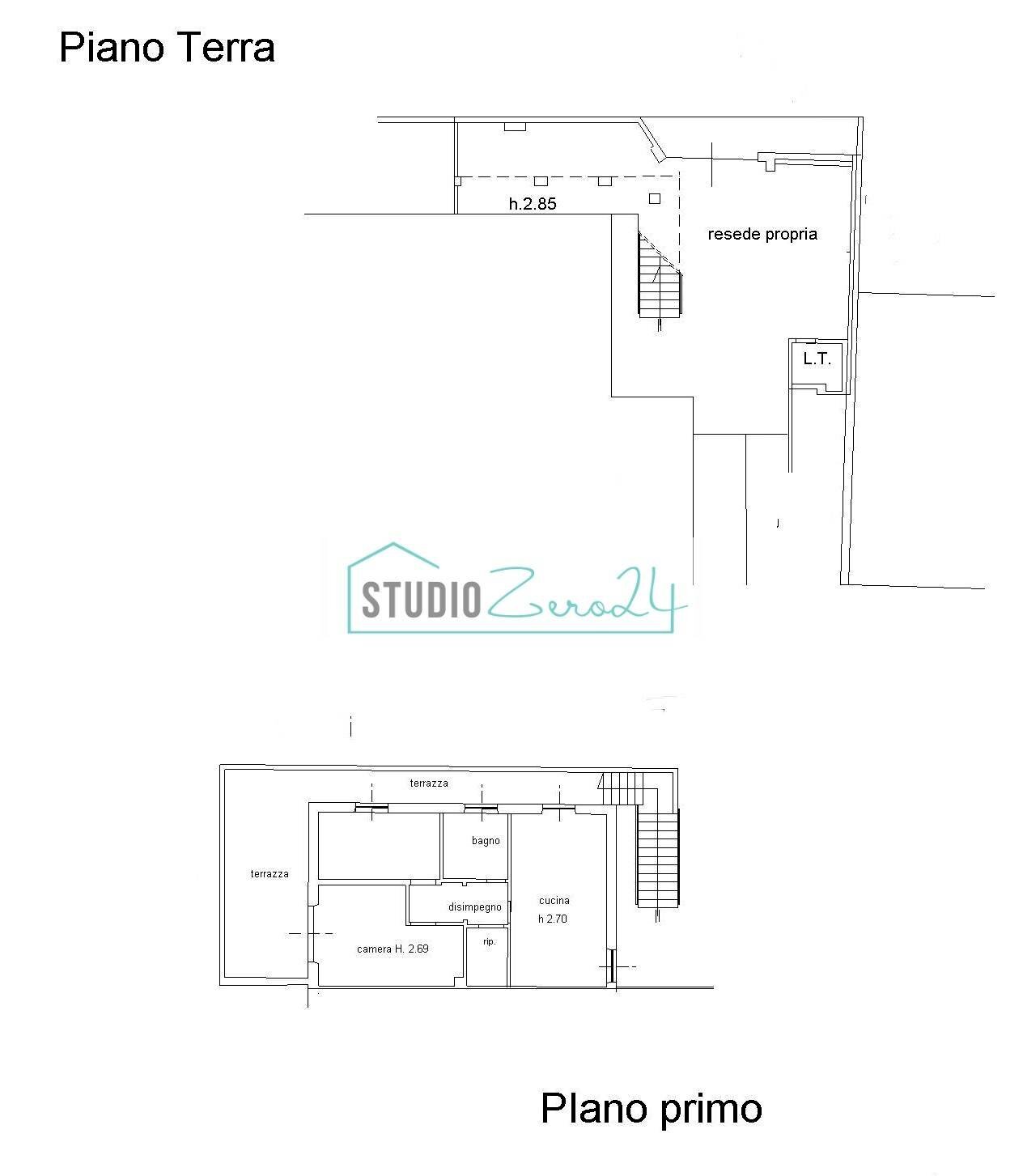 Foto 23 - Quadrilocale Via del Polverificio, Pietrasanta - planimetria 1