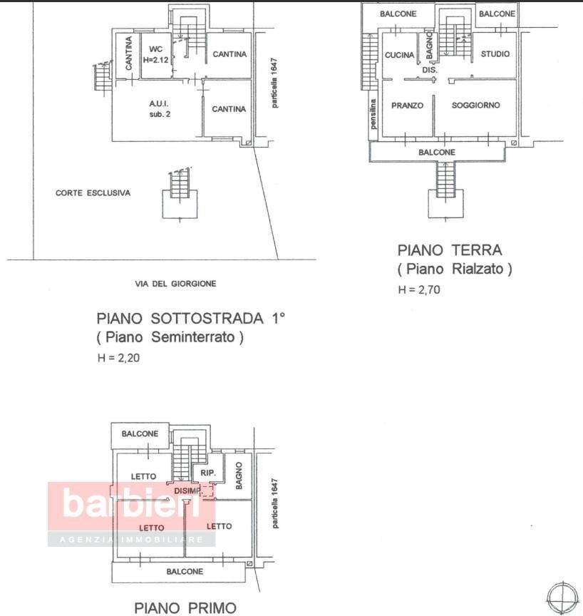 Foto 65 - Casa semi indipendente Via Del Giorgione
 
9, Cervia - planimetria 1