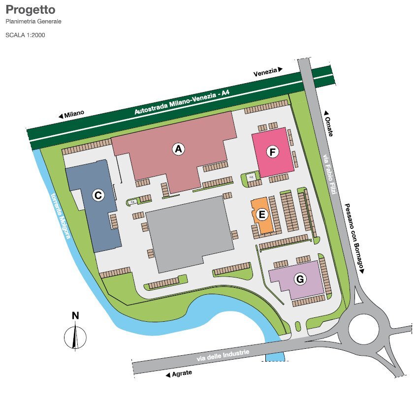 Ufficio via delle Industrie, Caponago - planimetria 1