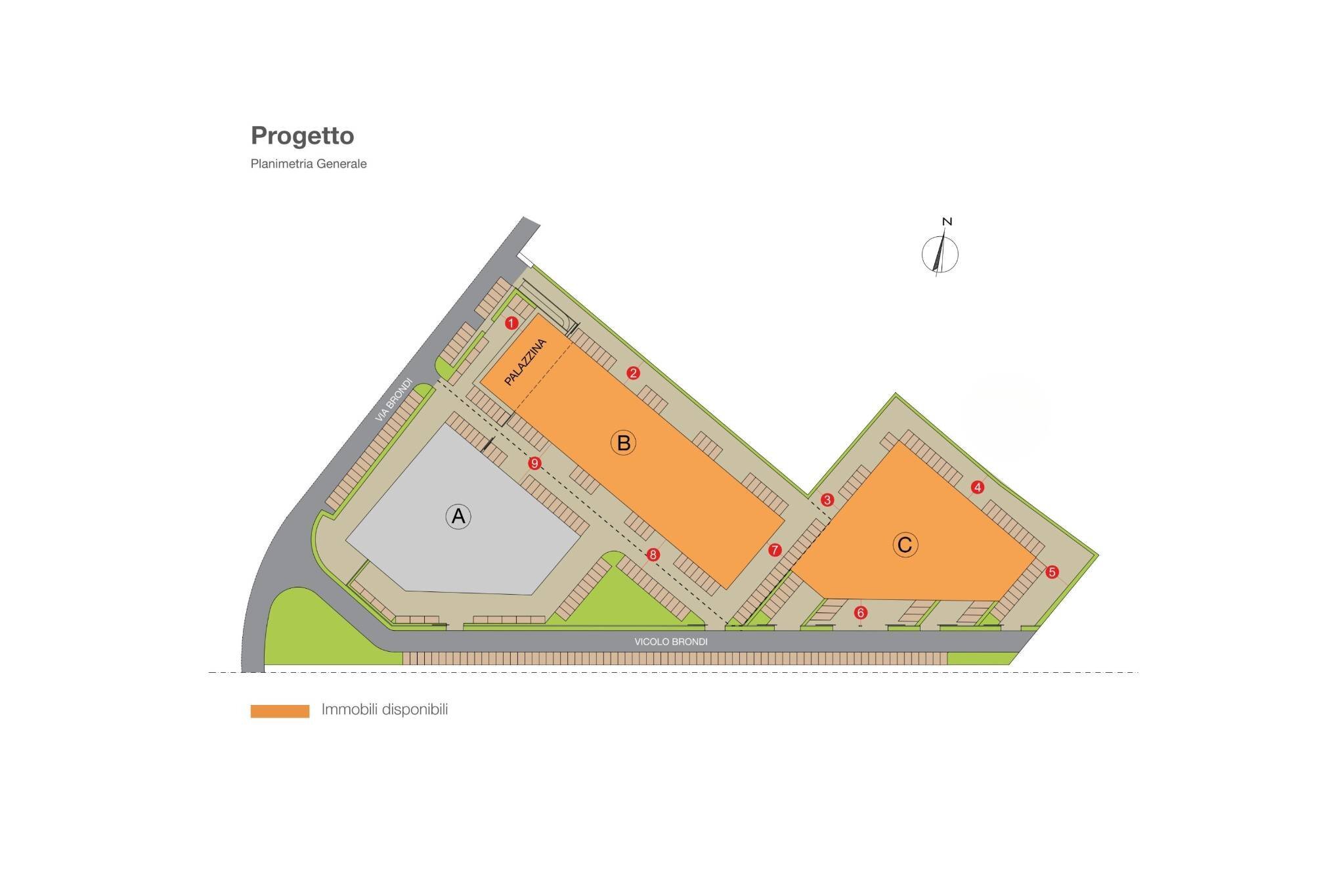 Office via Brondi, Quinto di Treviso - floor plans 1