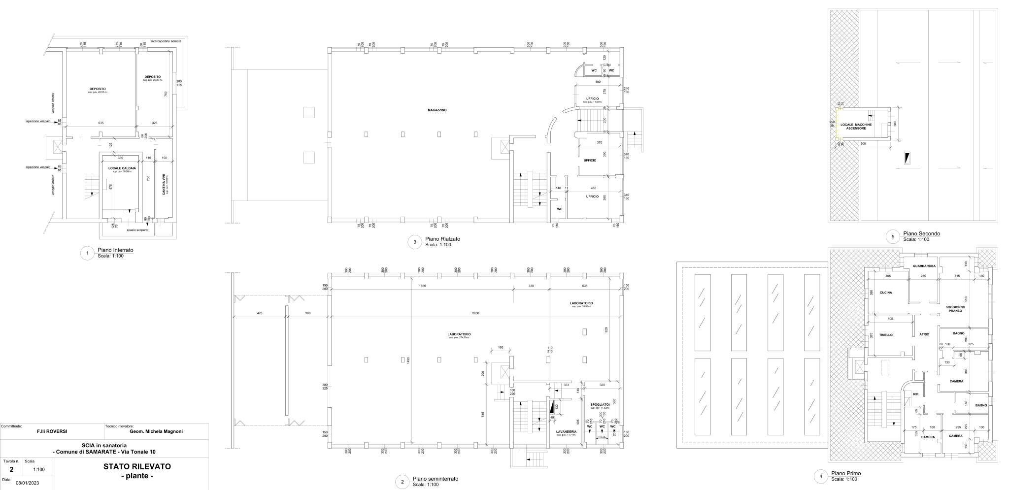 Stable - Palace via Tonale, 10, Samarate - floor plans 1