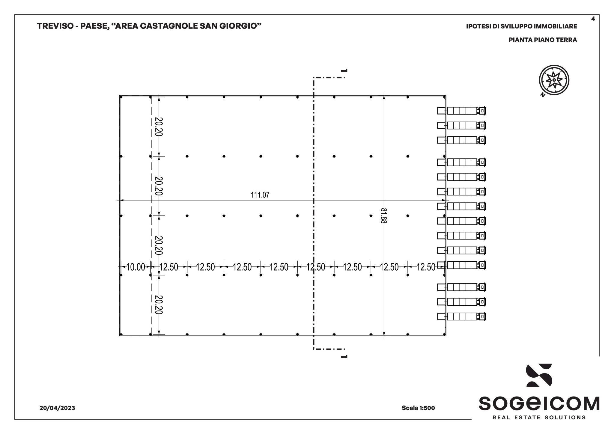 Capannone via Luigi Negrelli, Paese - planimetria 1