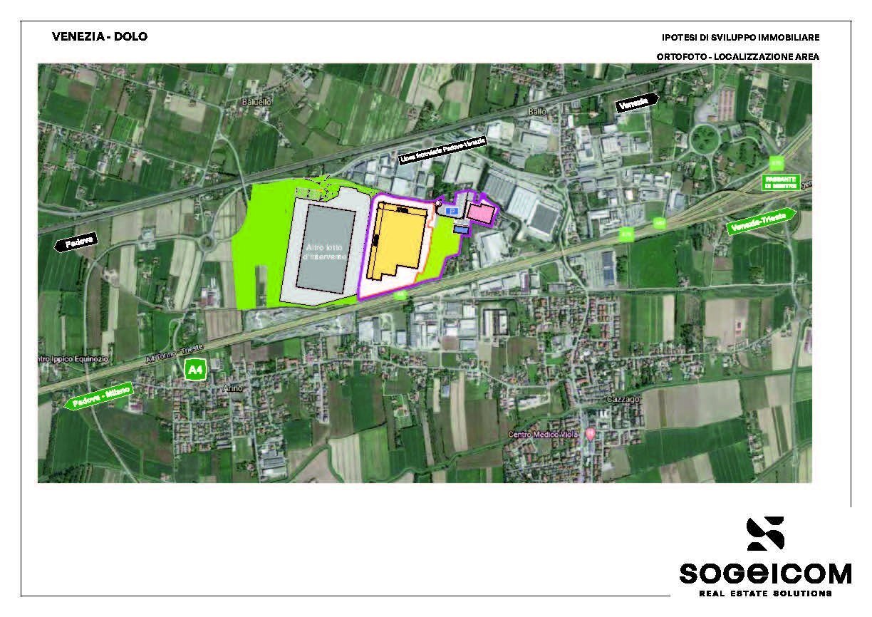 Warehouse via Cainello, 12, Dolo - floor plans 1