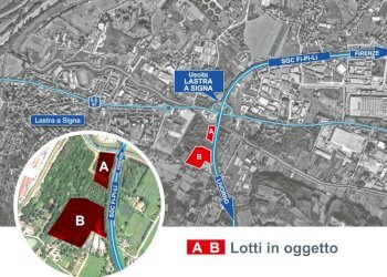 Mappa - Terreno agricolo strada di Grande Comunicazione Fi-Pi-Li, Lastra a Signa - foto 2