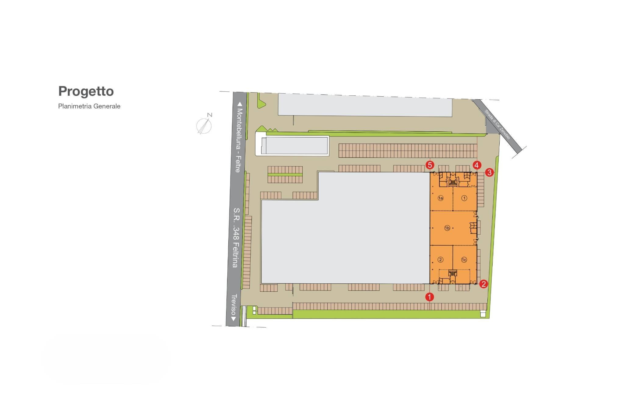 Office strada Feltrina, 196, Treviso - floor plans 1