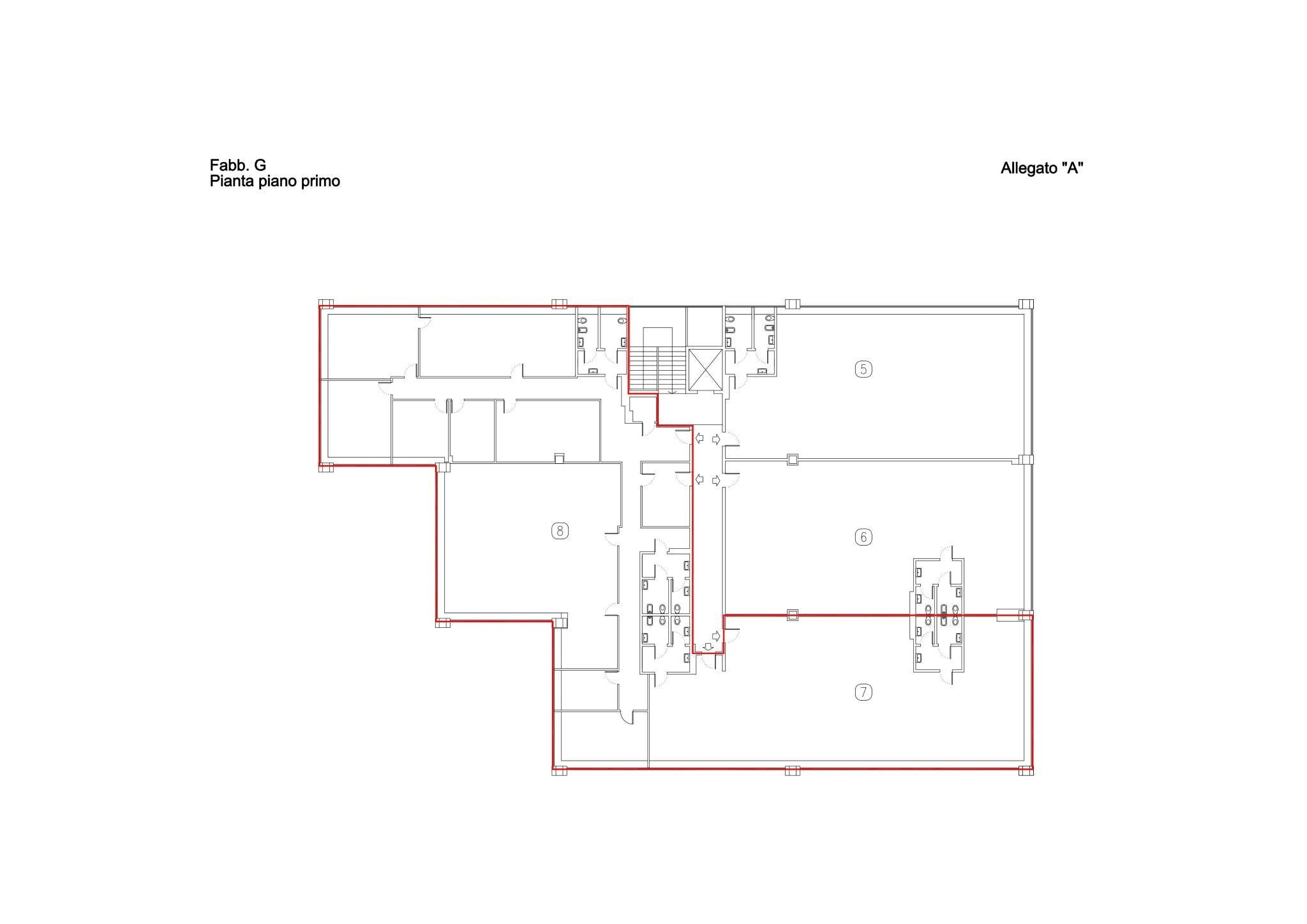 Ufficio via Via delle Industrie 17, Caponago - planimetria 1