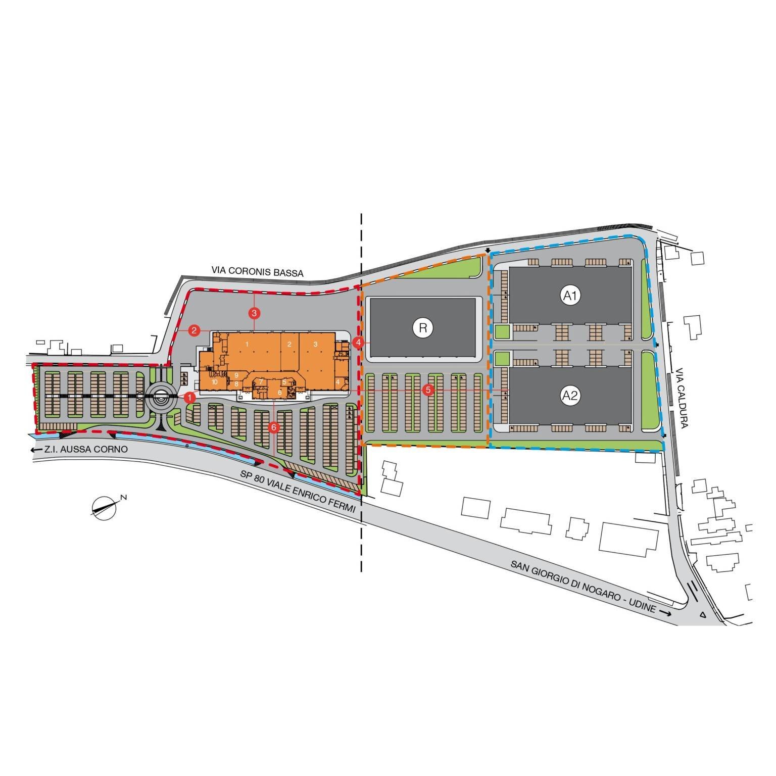 Shop viale Enrico Fermi, San Giorgio di Nogaro - floor plans 1