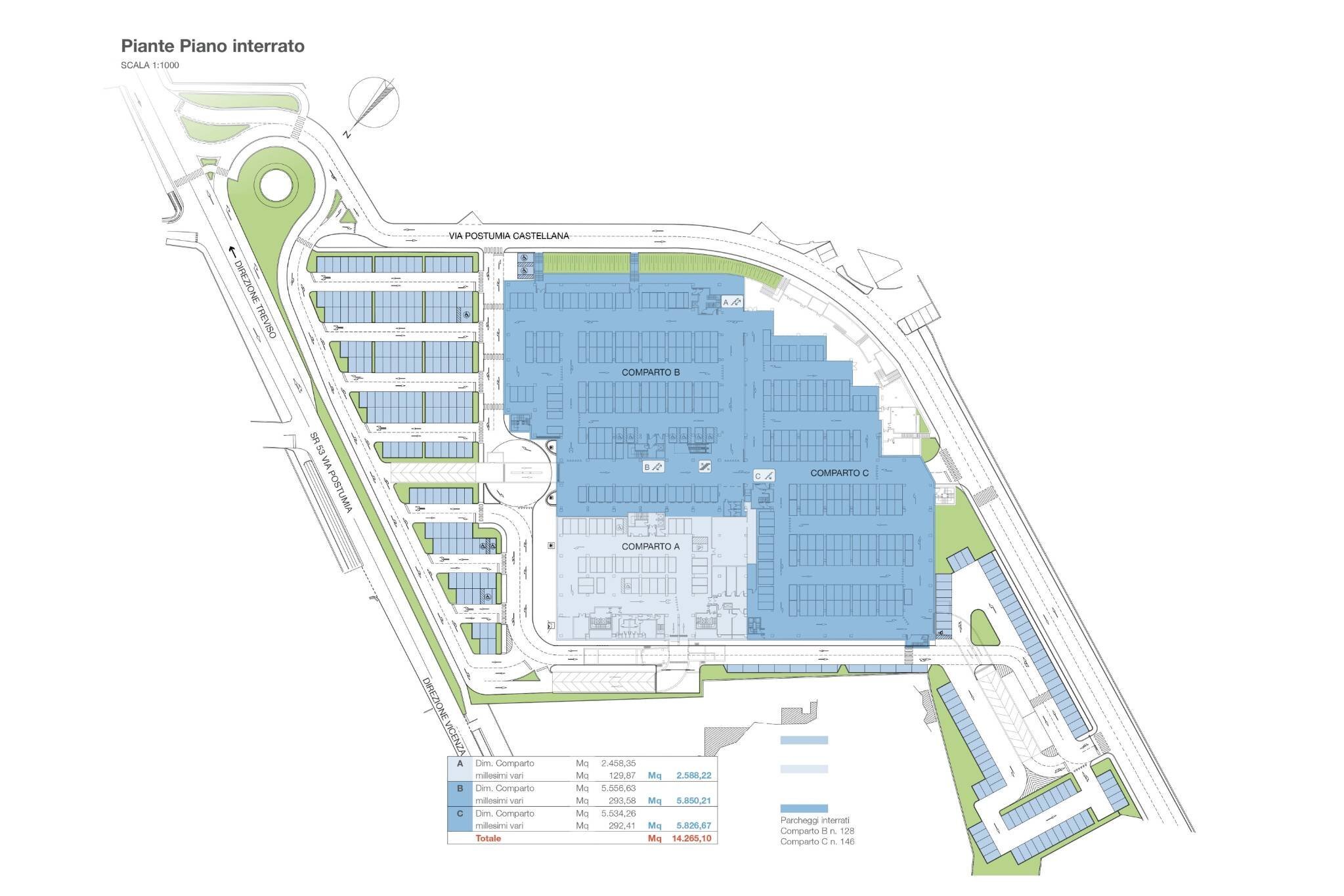 Office via Postumia Castellana, 2, Quinto di Treviso - floor plans 1
