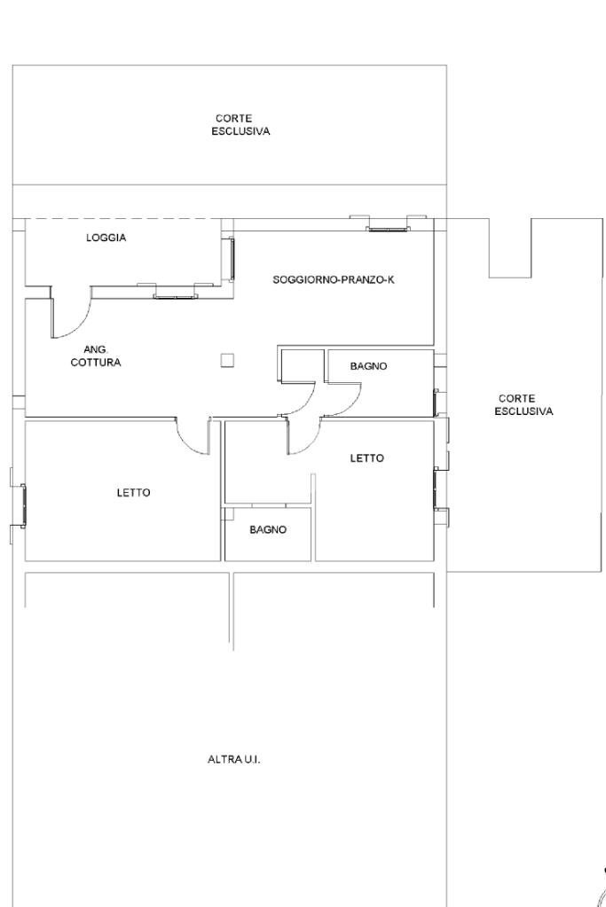 Trilocale Via Castiglione, Cervia - planimetria 1