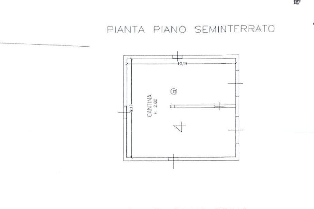 Porzione di casa Rimini, Rimini - planimetria 1
