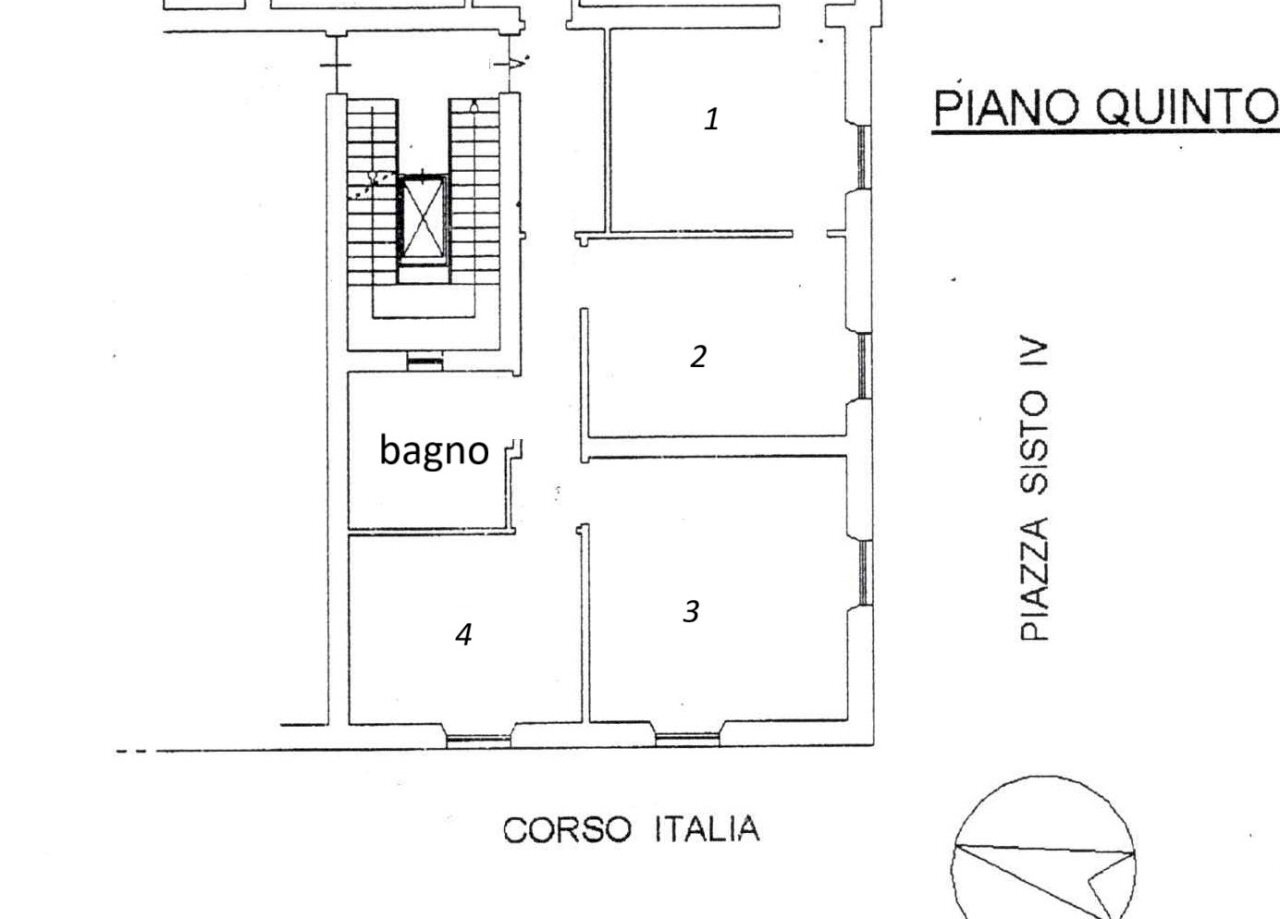 piantina.jpg - Apartment Piazza Sisto IV 1, Savona - floor plans 1