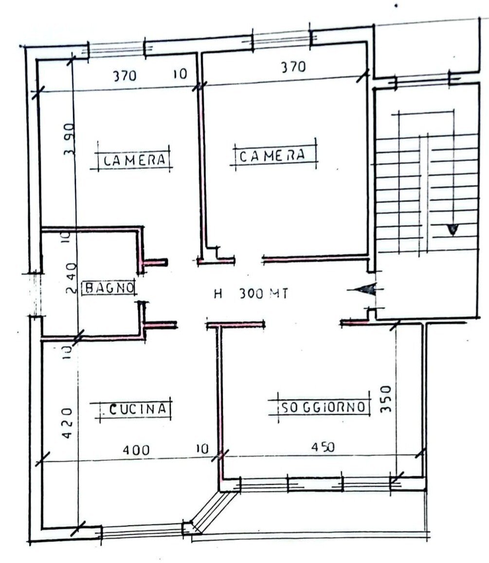piantina.jpg - Quadrilocale Via Martiri della libertà 9, Ventimiglia - planimetria 1