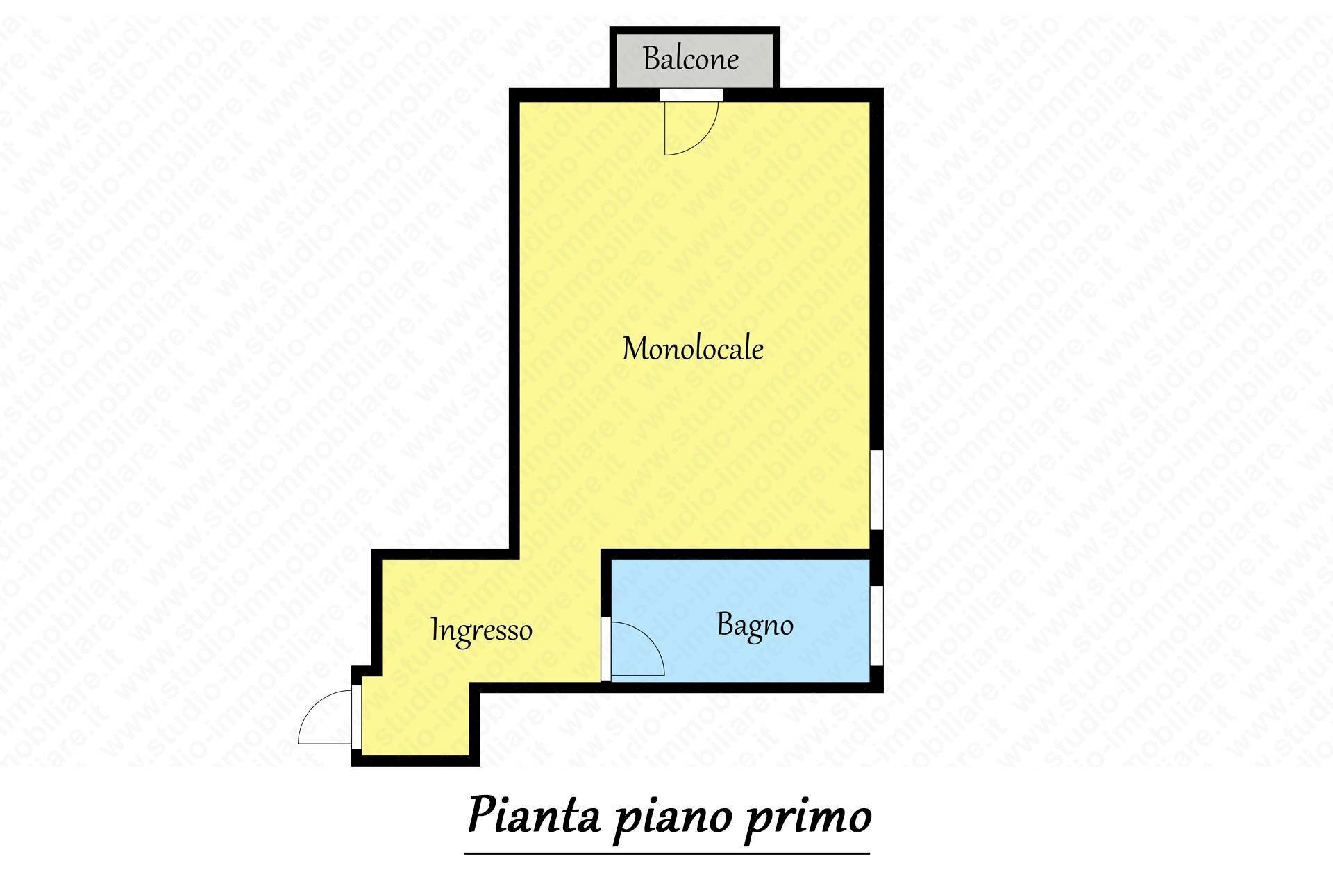 Foto 9 - One-room apartment Via Mazzini
 
96, Bergantino - floor plans 1