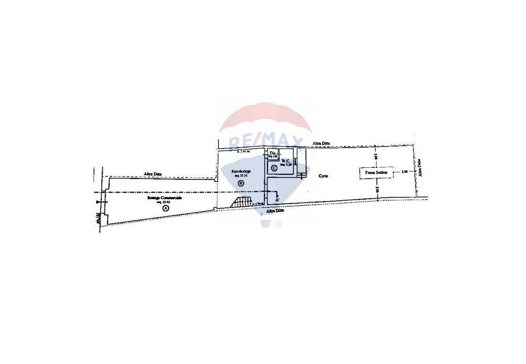 Pianta 2D - Commercial Premises Via Francesco Crispi
 
165, Trecastagni - floor plans 1