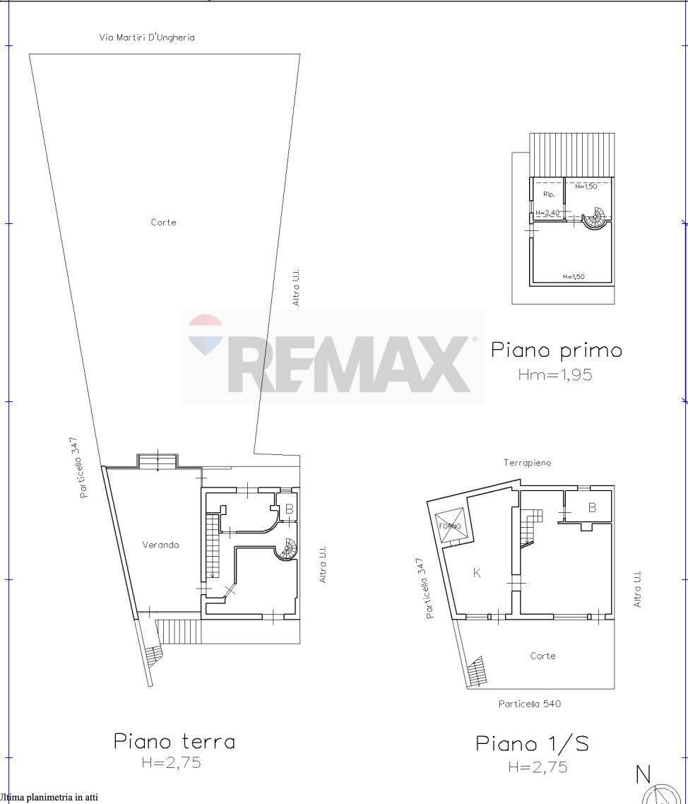 Pianta 2D - Casa semi indipendente VIa Martiri d'Ungheria
 
22, Milo - planimetria 1