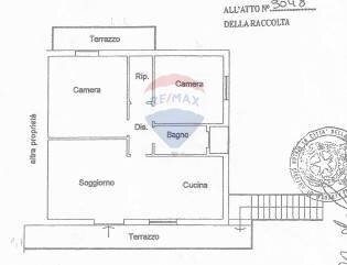 Pianta 2D - Appartamento Castiglione del Lago - planimetria 1