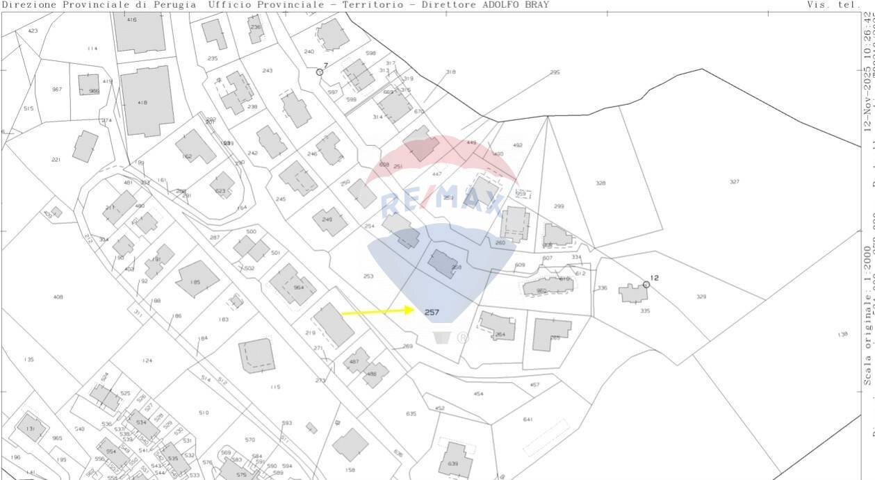 Pianta 2D - Terreno edificabile conca del sole, Corciano - planimetria 1