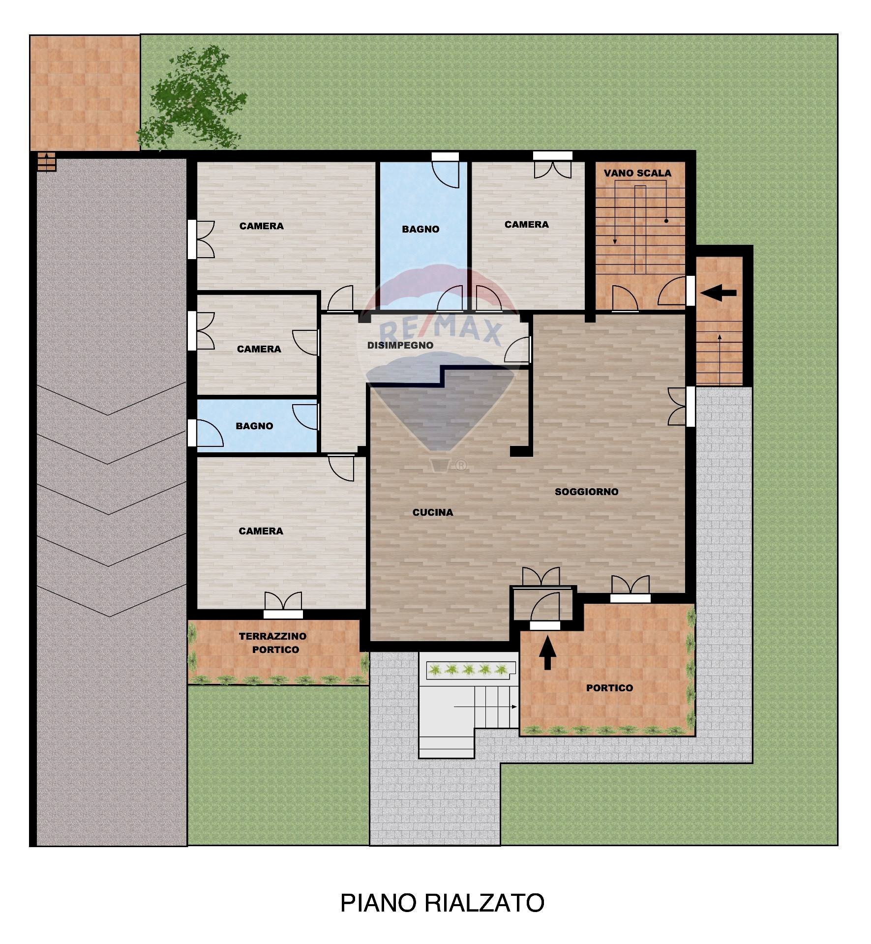 Pianta 2D - Villa Via Pietro Rossi
 
7, Bastia Umbra - planimetria 1