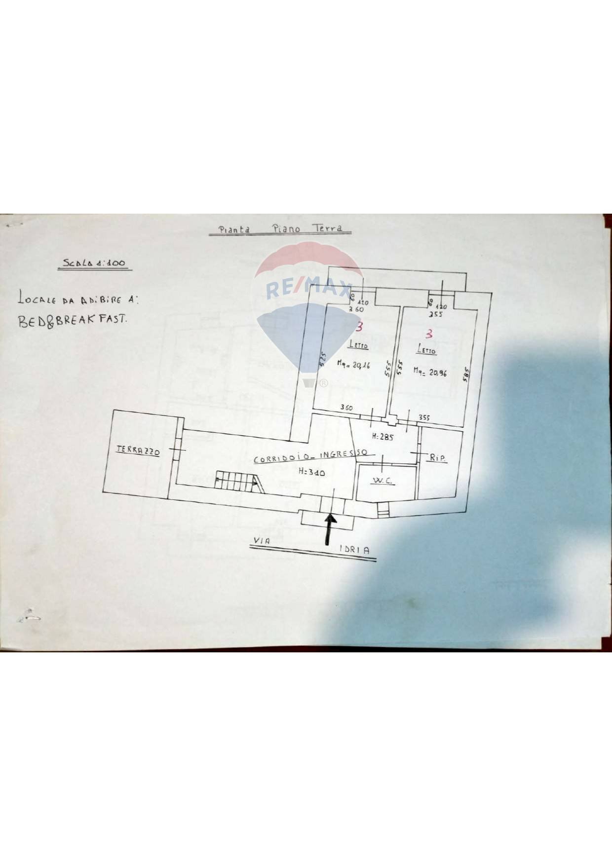Pianta 2D - Casa indipendente Via Idria
 
14, Troina - planimetria 1
