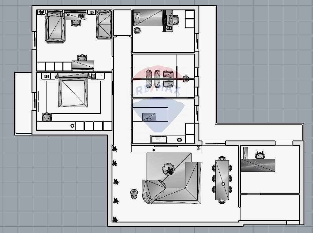 Pianta 2D - Appartamento Via Senatore Di Giovanni
 
41, Siracusa - foto 1