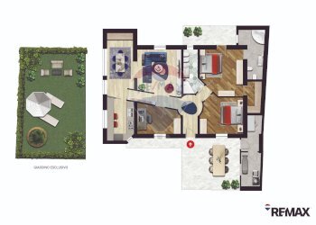 Pianta 2D - Quadrilocale Lovere - foto 7