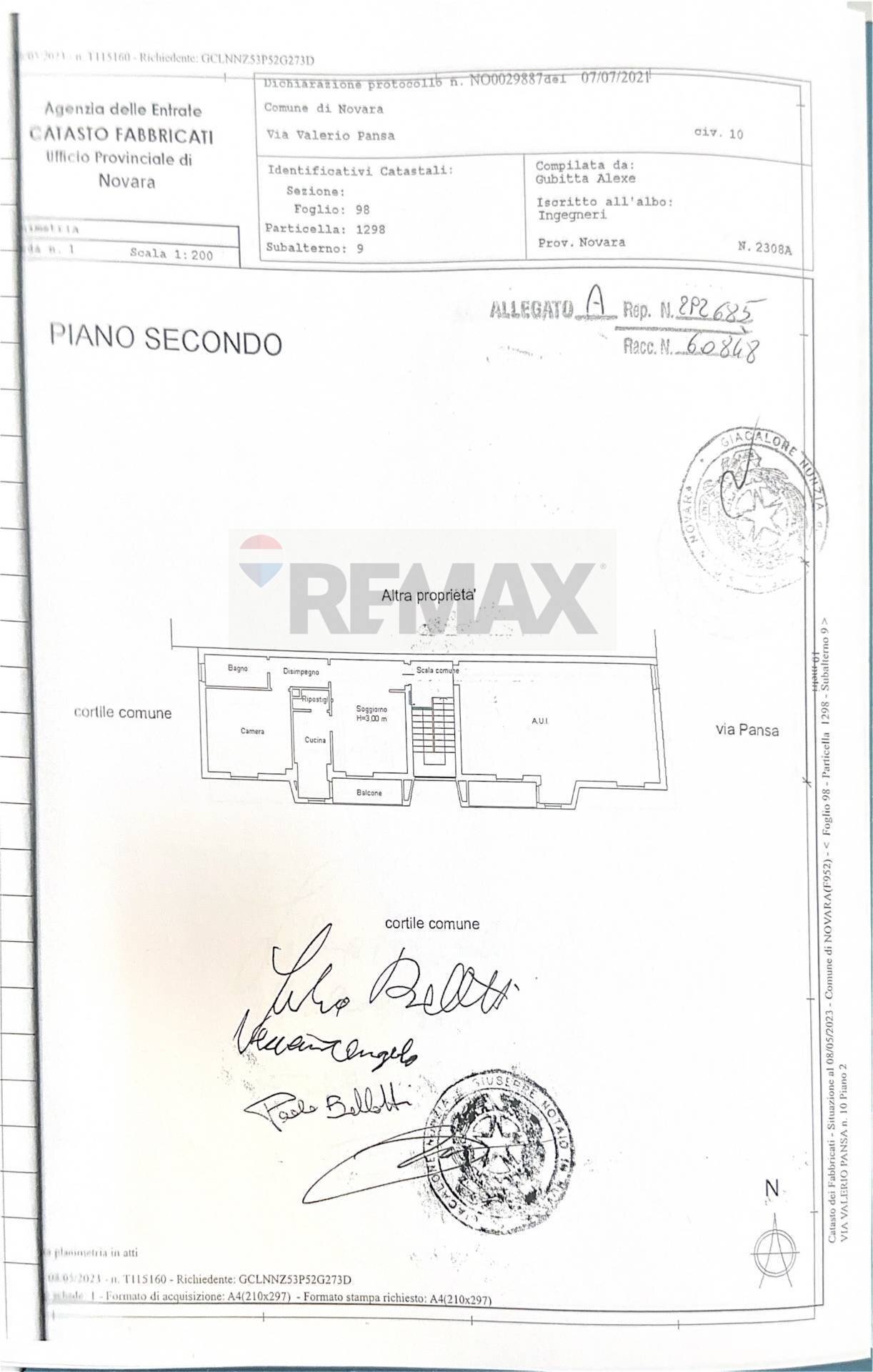 Pianta 2D - Three-room apartment VIA PANSA
 
10, Novara - floor plans 1