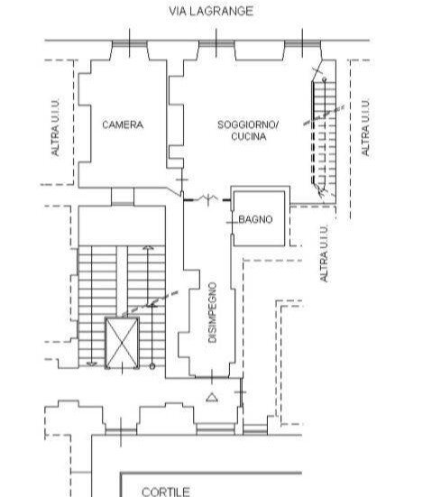Foto 20 - Trilocale Via Giuseppe Luigi Lagrange, Torino - planimetria 1