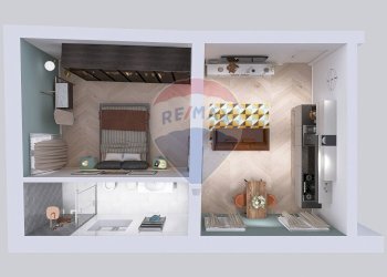 Pianta 3D - Bilocale Via Domenico Galaverna
 
4, Parma - foto 5