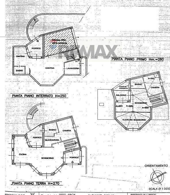 Pianta 2D - Villa Via Cristoforo Colombo, Bernareggio - floor plans 1