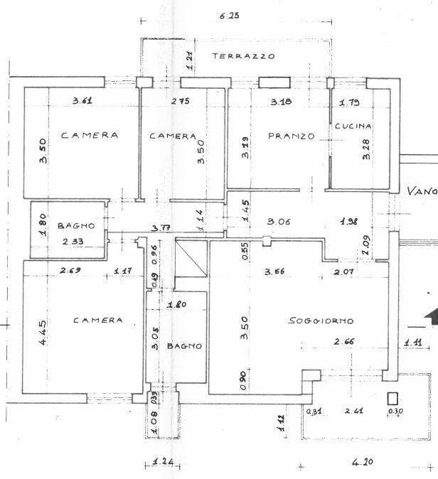 Foto 26 - Appartamento Via don luigi sturzo
 
5, Lucca - planimetria 1