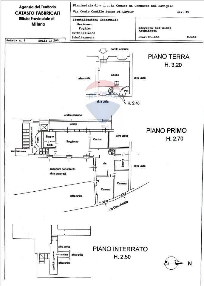 Pianta 2D - Appartamento Via Camillo Benso Conte di Cavour
 
35, Cernusco sul Naviglio - planimetria 1