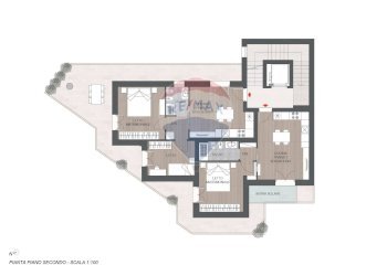 Pianta 2D - Bilocale Via di Torre a mare Mazzini Giuseppe
 
30, Bari - foto 7