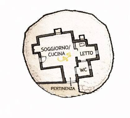 Foto 21 - Baita Strada Comunale Monte Della Vecchia, Polignano a Mare - planimetria 1