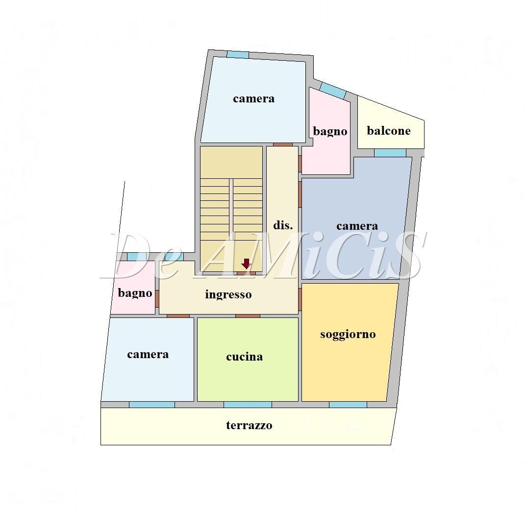 Quadrilocale via Roma, 151, Isolabona - planimetria 1