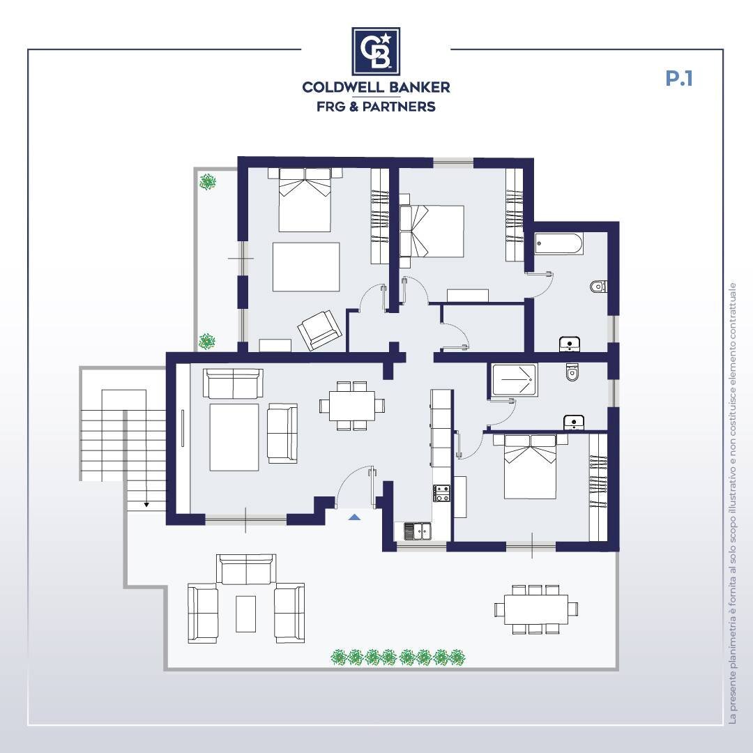 Foto 60 - Villa Località Mezzagnone, San Lorenzo Nuovo - planimetria 1