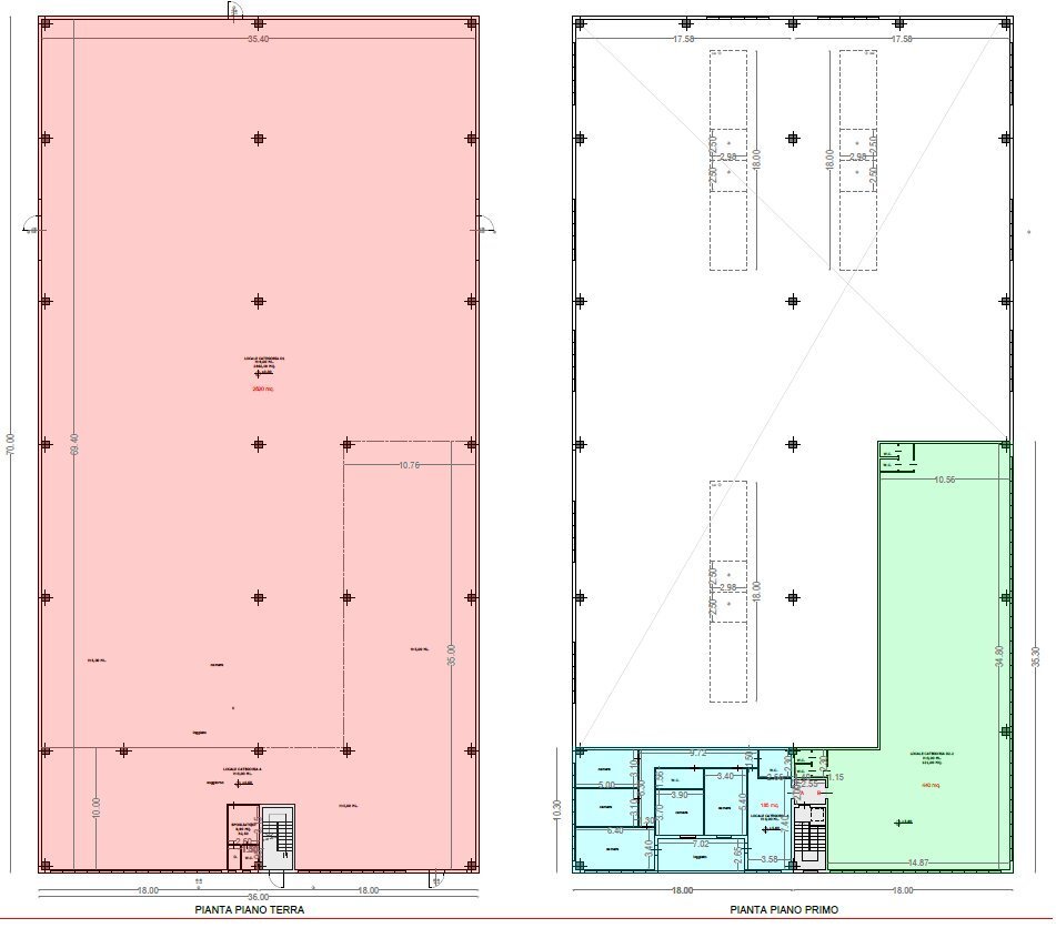 Capannone Prato (zona Paperino) - planimetria 1
