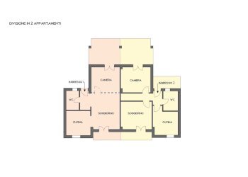 planimetria con divisione - Appartamento Via delle Orchidee, Villapiana - foto 26