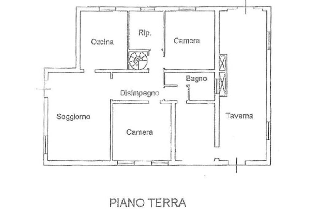 Villa Via P. Galiani, Molinella - floor plans 1