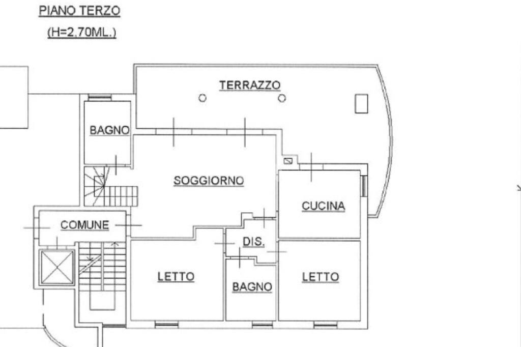 Trilocale Viale Refice, Sassuolo - planimetria 1