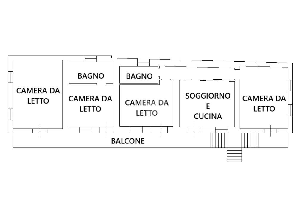Independent house Via Civallero e Molar, Envie - floor plans 1