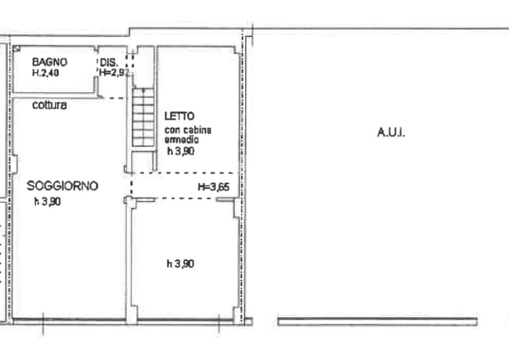 Two-room apartment Corso Giuseppe Mazzini, Cervia - floor plans 1