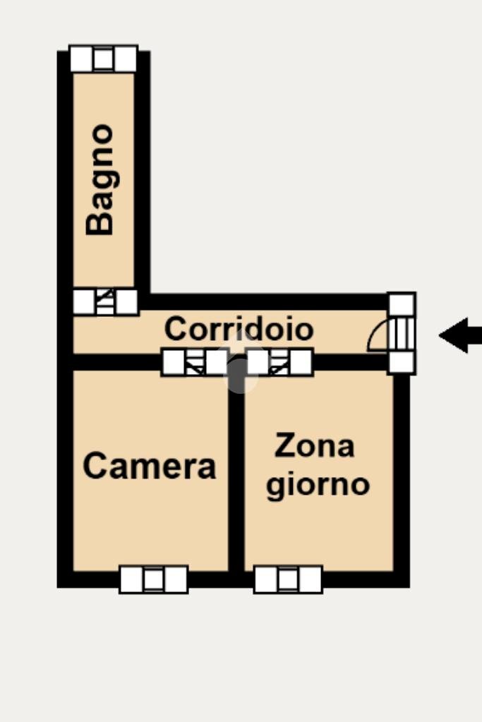 Bilocale Via Sebino, Milano - planimetria 1