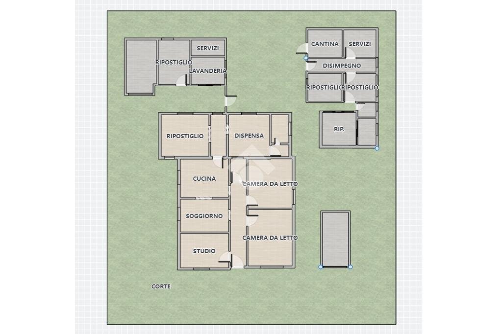 Casa semi indipendente Via Martiri della Libertà, Ravenna (zona Santo Stefano) - planimetria 1