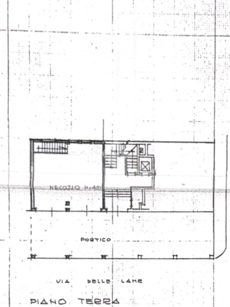 Attività Commerciale Via delle Lame, Bologna (zona Centro Storico) - planimetria 1