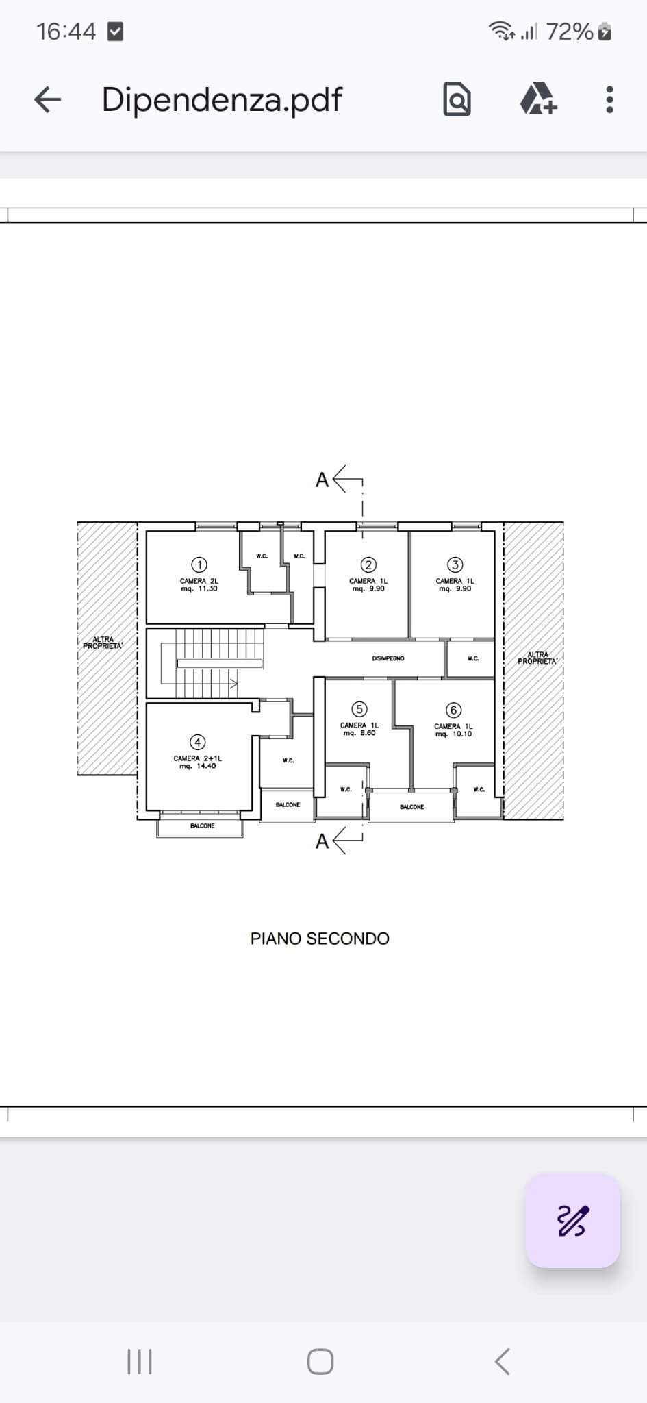 Hotel - Accommodation facility Gabicce Mare - floor plans 1